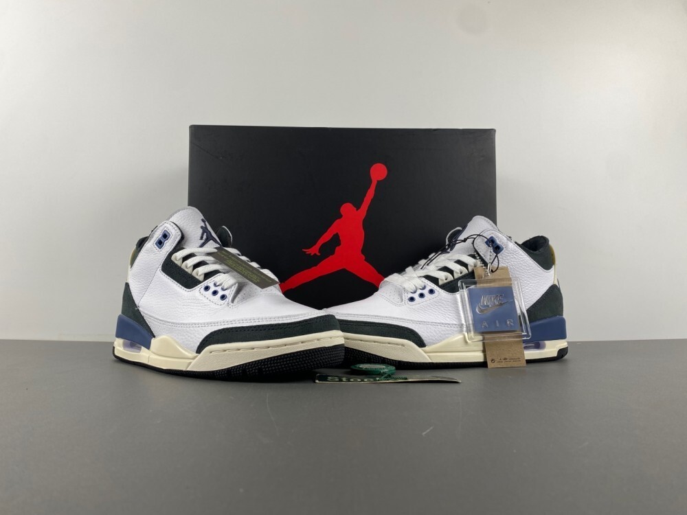 Jordan 3 reps White Navy OG batch community QC photo 2026