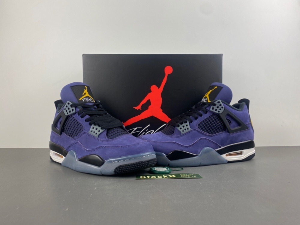 Jordan 4 reps purple Travis Scott high quality rep shoes