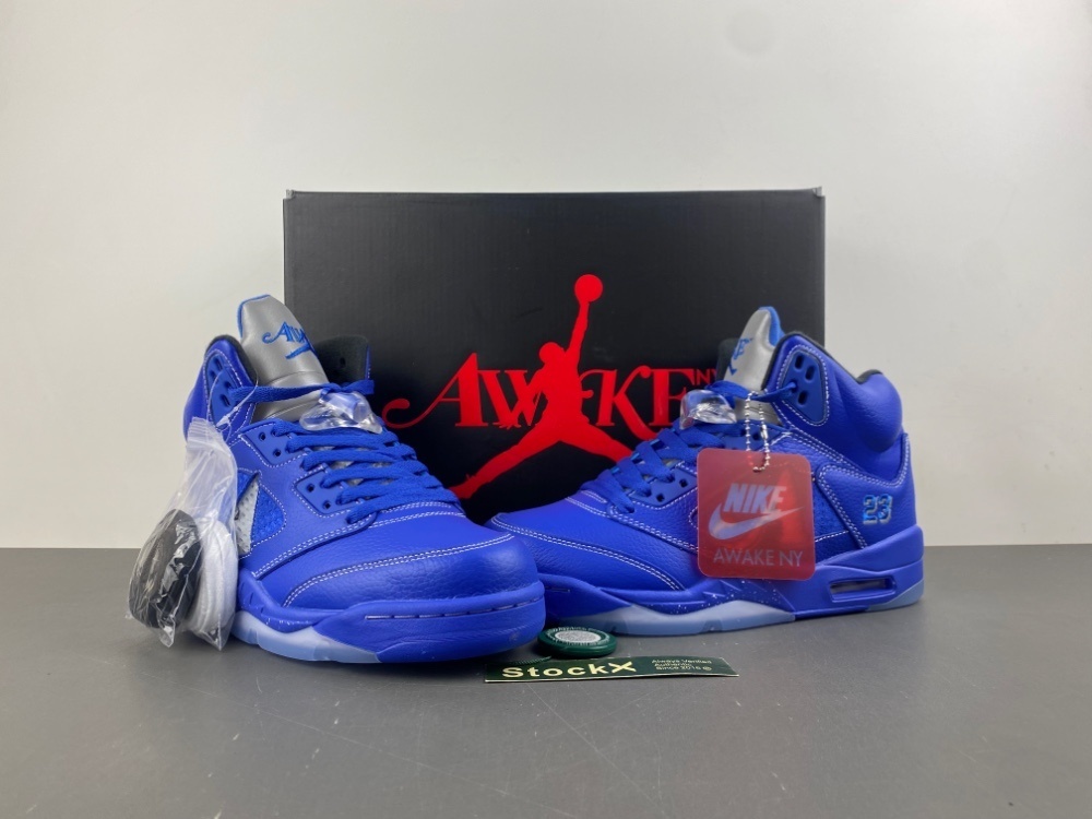 Jordan 5 reps Awake NY blue H12 batch